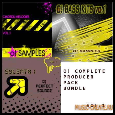 O! Samples - O! Complete Producer Pack Bundle Vol.1 (WAV MiDi Sylenth1 Presets) - сэмплы Electro House