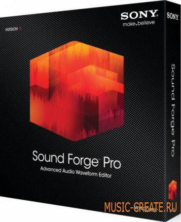 Sony Sound Forge Audio Studio 10.0 Build 152 + (Rus) от Sony Sound Forge - мощный звуковой редактор