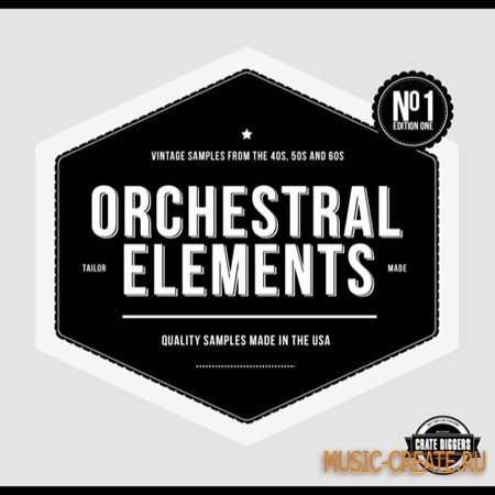 Crate Diggers - Orchestral Elements (WAV) - сэмплы Hip Hop, DnB, downtempo