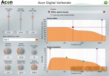 Acon Digital - Verberate v1.1.0 WiN/MAC (Team R2R) - плагин ревербератор