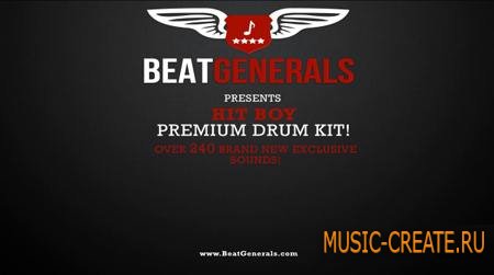 BeatGenerals - Hit-Boy Premium Drum Kit (WAV) - драм сэмплы