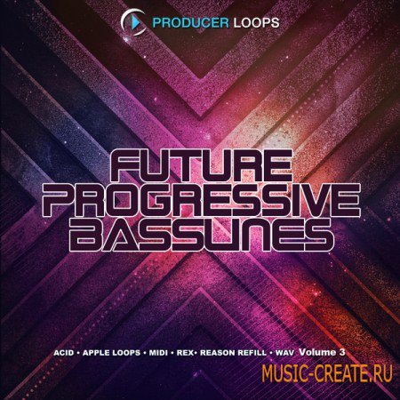 Producer Loops - Future Progressive Basslines Vol 3 (MULTiFORMAT) - сэмплы Progressive House