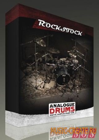 Analogue Drums - RockStock (WAV KONTAKT Battery EXS24) - библиотека ударных