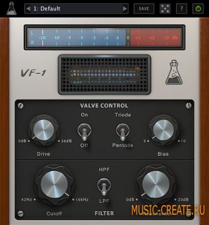 AudioThing - Valve Filter VF-1 v1.5.1 WIN/MAC (Team R2R) - плагин фильтр