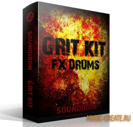 Soundiron - Grit Kit FX Drums (KONTAKT) - библиотека звуков ударных