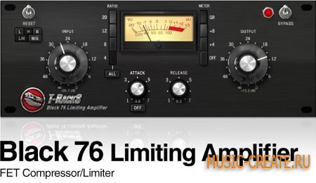 T-Racks Singles Black 76 Limiting Amplifier v3.5 от IK Multimedia - плагин компрессор / лимитер (WIN/MAC DYNAMiCS)