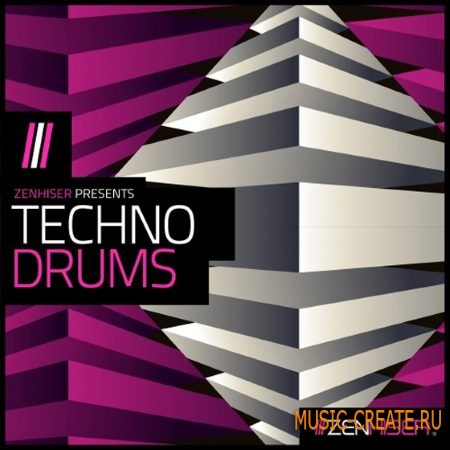 Zenhiser - Techno Drums (WAV) - сэмплы ударных