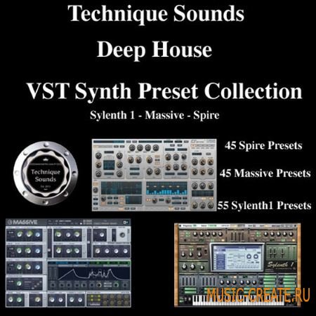 Technique Sounds - Deep House VST Synth Preset Collection (MiDi FXB KDS Spire)