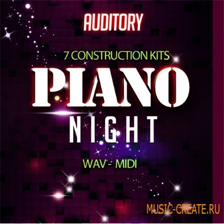 Auditory - Cinematic Piano Night (WAV MiDi) - сэмплы фортепиано