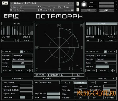 Epic SoundLab - Octamorph FE (KONTAKT) - морфинг инструмент