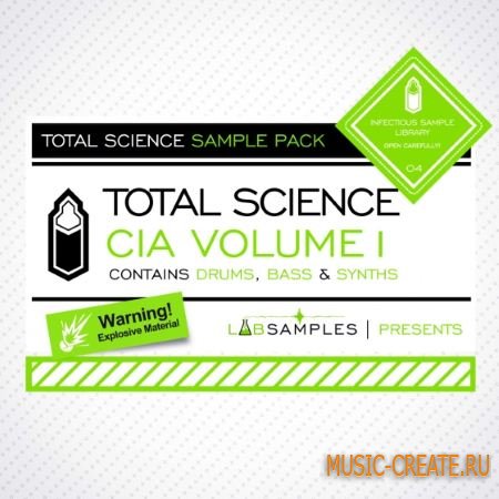 Labsamples - Total Science CIA Drum and Bass Vol.1 (MULTiFORMAT) - сэмплы DnB