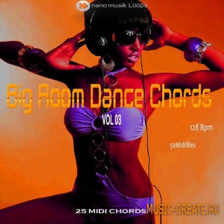 Nano Musik Loops - Big Room Dance Chords Vol.3 (MiDi) - мелодии Dance