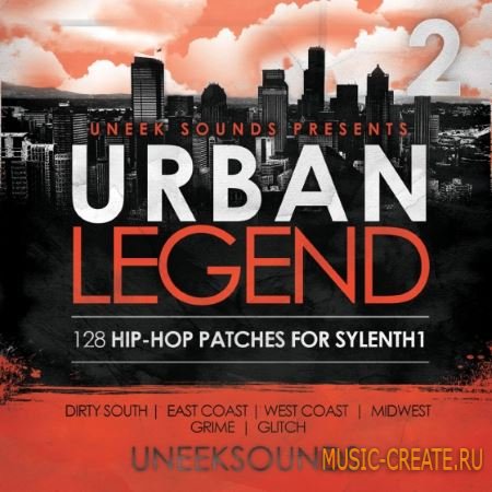Uneek Sounds - Urban Legend For Sylenth1 Vol.2 (WAV MiDi Sylenth1) - сэмплы Hip Hop