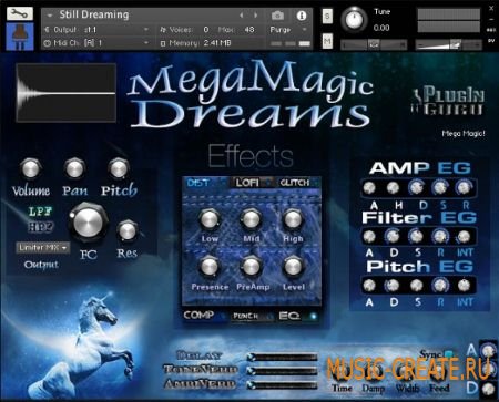 PlugInGuru - MegaMagic Dreams v1 (KONTAKT) - библиотека звуковых эффектов