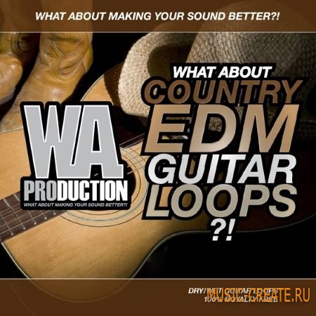 W.A Production What About Country EDM Guitar Loops (WAV MiDi) - сэмплы гитары