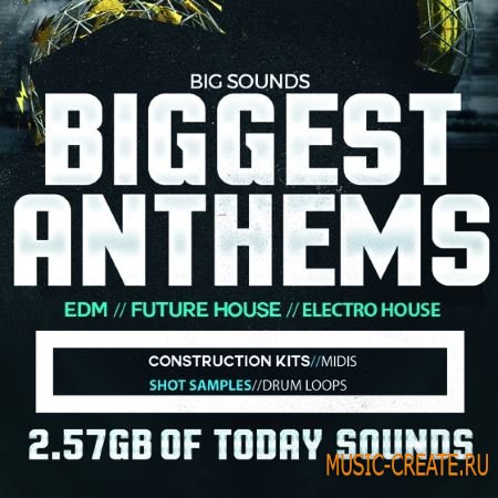 Big Sounds - Biggest Anthems (WAV) - сэмплы EDM, Future House, Electro House