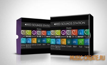 Red Sounds Station - Drums (KONTAKT) - библиотека ударных
