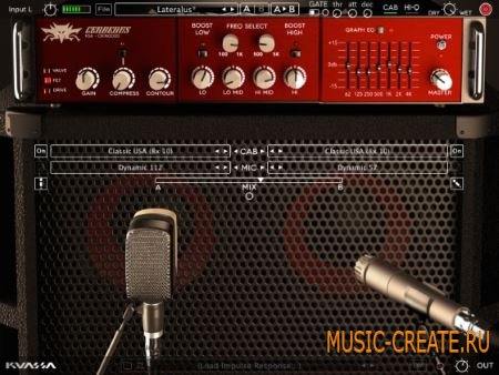 Kuassa Cerberus Bass Amp v1.1.1 (Team R2R) - гитарный усилитель