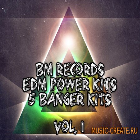 Banger Music Records - EDM Power Kits Vol 1 (WAV MiDi) - сэмплы EDM