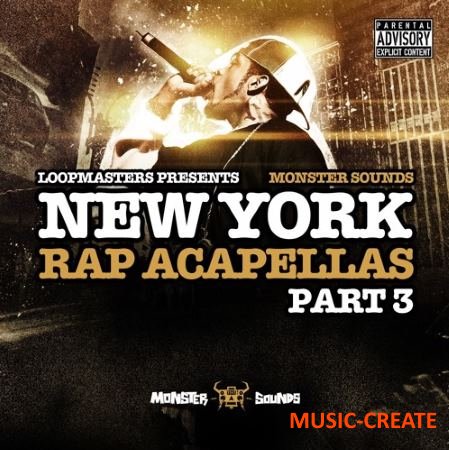 Monster Sounds - New York Rap Acapellas Part 3 (MULTiFORMAT) - Rap акапеллы