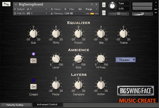 BigSwingFace - Big Swing Grand 2.0 (KONTAKT) - библиотека звуков пианино