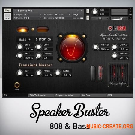 TRU-URBAN - Speaker Buster 808 and Analog Synth Bass (KONTAKT) - бас-машина и синтезатор