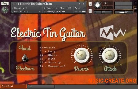 ModWheel - Biscuit Tin Guitar (KONTAKT) - библиотека звуков гитары