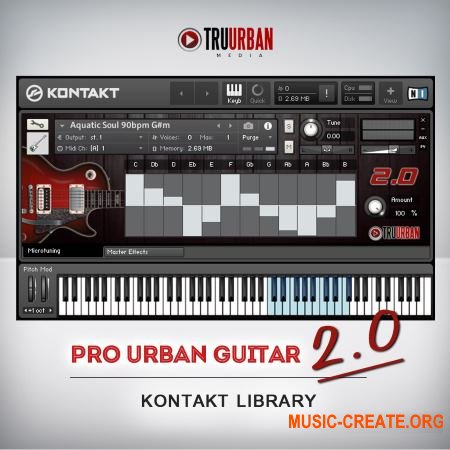 TRUURBAN - Urban-Pro Guitar 2.0 (KONTAKT) - библиотека звуков гитары