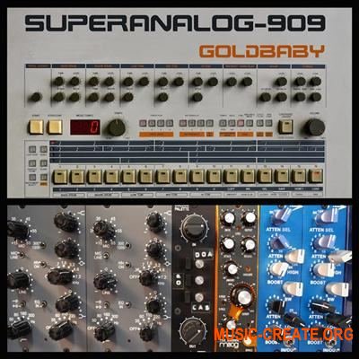 Goldbaby - Super Analog 909 (MULTiFORMAT) - драм сэмплы
