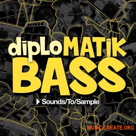 Sounds to Sample - diploMATIK Bass (MULTiFORMAT) - сэмплы Trap, Twerk EDM