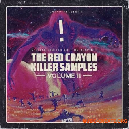 !llmind Blap Kits - The Red Crayon Killer Samples Vol 2 (WAV) - звуковые эффекты