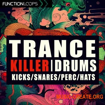 Function Loops Trance Killer Drums (WAV) - сэмплы Trance