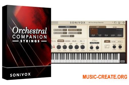 SONiVOX - Orchestral Companion Strings v1.4 (Team R2R) - виртуальный инструмент оркестровых струнных инструментов