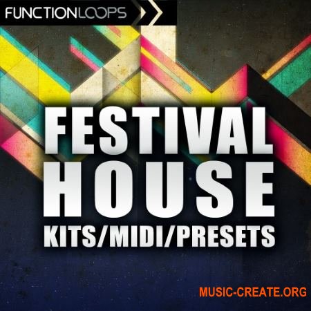 Function Loops Festival House (WAV MiDi) - сэмплы House, EDM, Groove, Progressive House