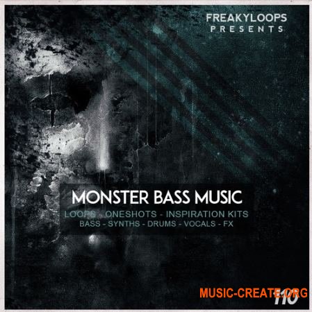 Freaky Loops - Monster Bass Music (WAV) - сэмплы Bass Music, Trap, Dubstep