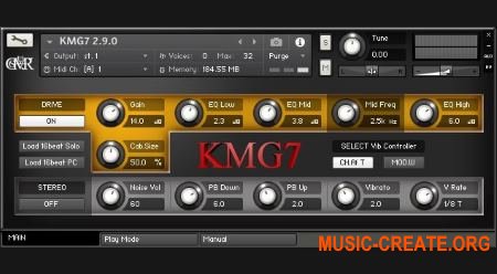 Studio Major 7th - KMG7 Heavy Metal Guitar v2.9.0 (KONTAKT) - библиотека звуков метал электрогитары