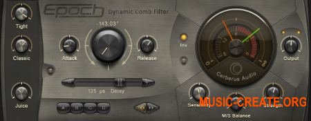 Cerberus Audio - Epoch Dynamic Comb Filter v1.0.2 RETAIL (HY2ROG3N) - компрессор
