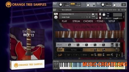 Orange Tree Samples - Evolution Rick 12 (KONTAKT) - библиотека электрической гитары