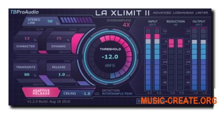 TBProAudio - LA xLimit II v1.2.0 AAX RTAS VST3 VST CE (Team V.R) - плагин лимитер