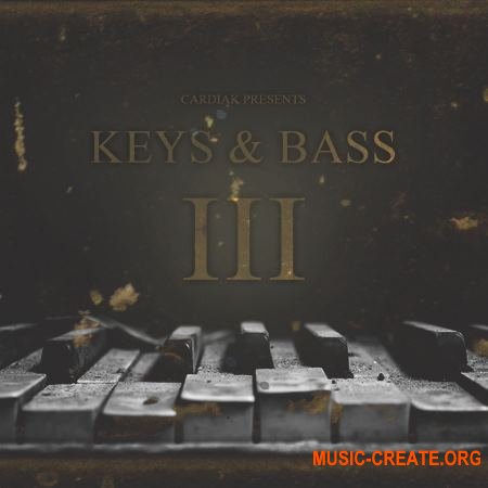 Flatline Kits Cardiak Presents Keys and Bass 3 (WAV) - сэмплы клавишных, Hip Hop, Rap