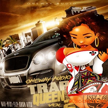 Oneway Audio Trap Queen Vol 2 (WAV MiDi FL STUDiO) - сэмплы Trap, Hip Hop, R&B