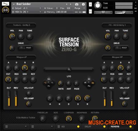 Zero-G Surface Tension (MULTiFORMAT) - звуковые эффекты