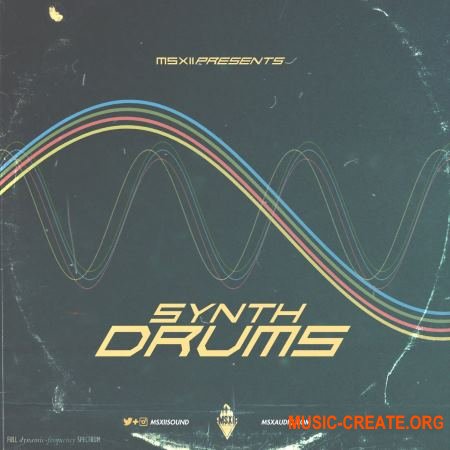 MSXII Sound Synth Drums (WAV) - драм сэмплы