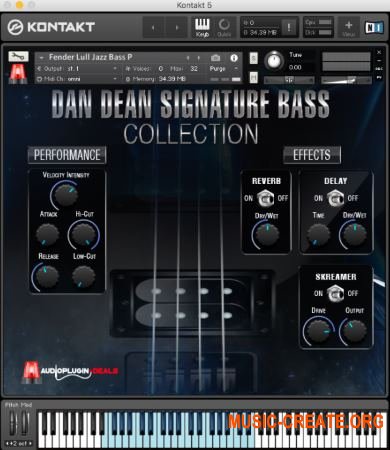 Audio Plugin Deals Dan Dean Signature Bass Collection (KONTAKT) - библиотека бас-гитары