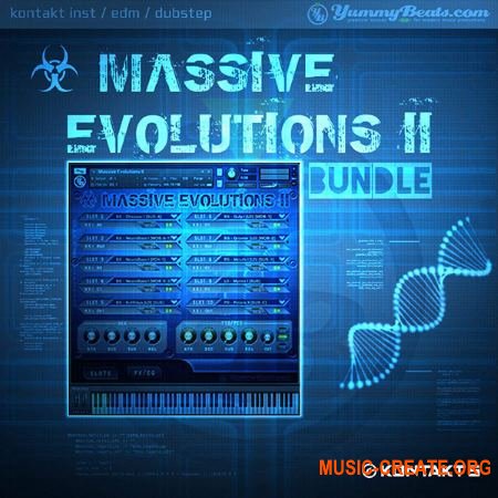 YummyBeats Massive Evolutions II Bundle (NMSV KONTAKT) - библиотека звуков Dubstep, Neuro Funk