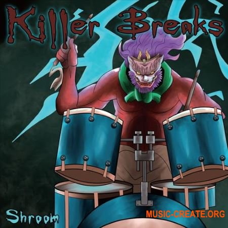 The Drum Broker Shroom - Killer Breaks (WAV) - сэмплы ударных, Hip Hop, Rap