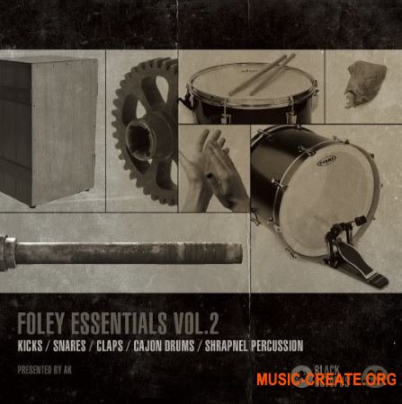 Black Octopus Sound Foley Essentials Vol 2 By AK (WAV) - сэмплы ударных