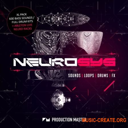 Production Master Neurosys (WAV Ableton Live Racks) - сэмплы Neuro dnb, Neurohop, Dubstep, Drumstep