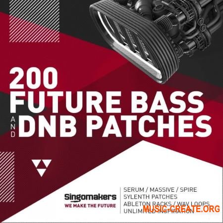 Singomakers 200 Future Bass and DnB Patches (MULTiFORMAT) - сэмплы Future Bass, DnB
