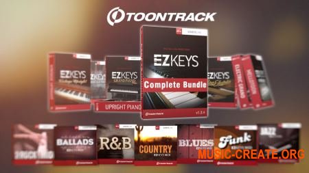 Toontrack EZkeys Complete 1.2.4 x86 x64 VSTi AAX RTAS Unlocked - сборка библиотек